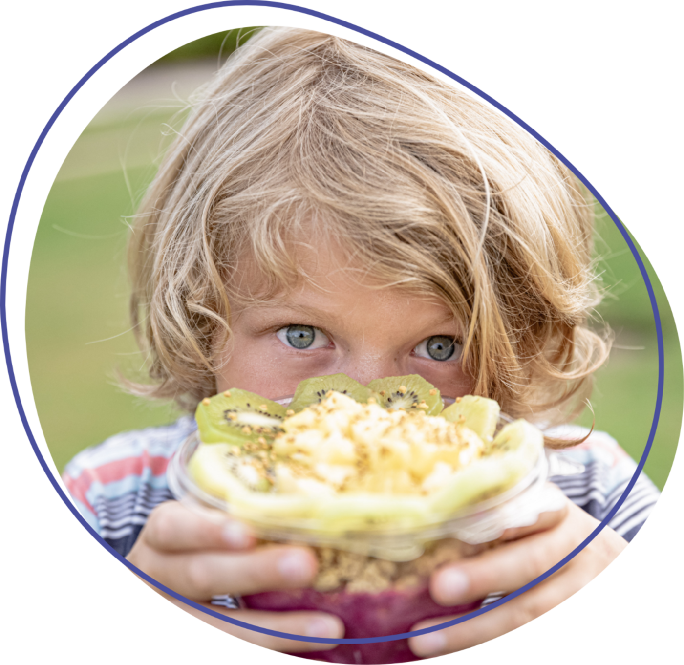 Boy with Fruit Bowl