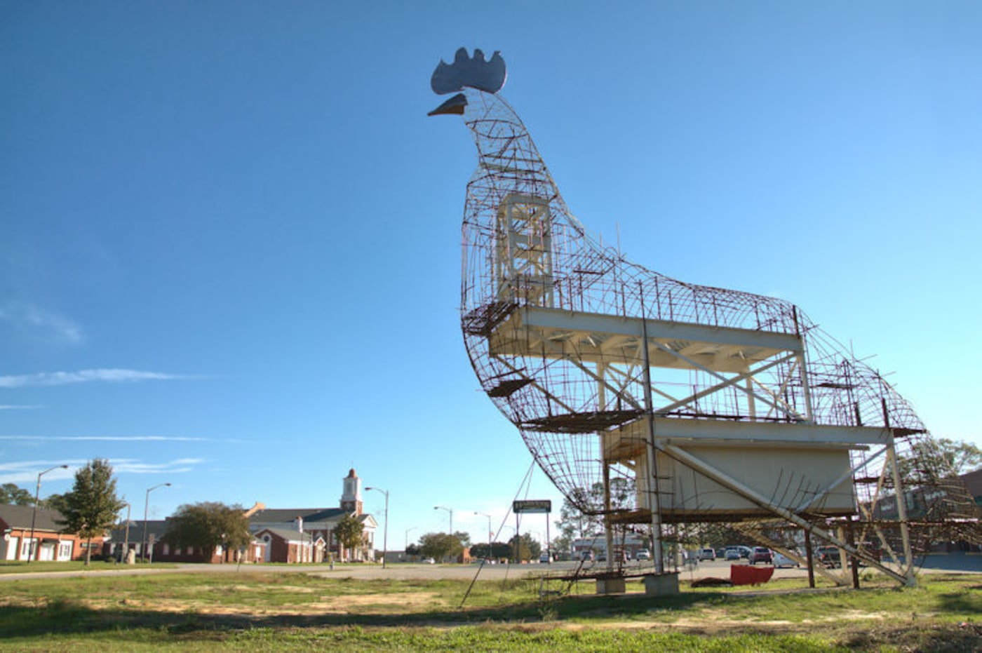 Metal chicken