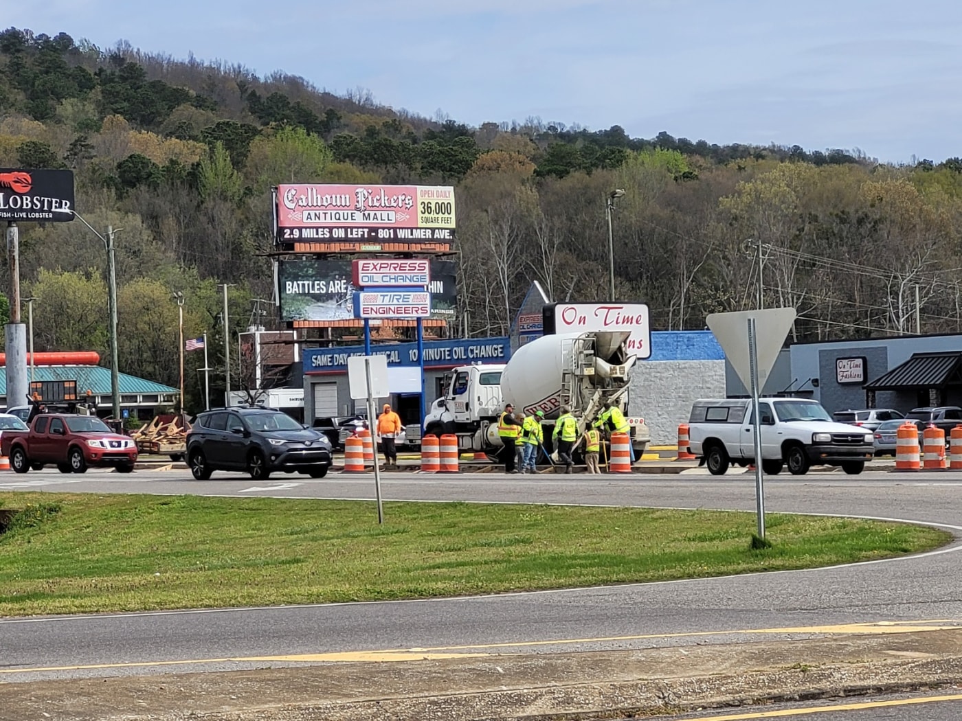 Road improvement work begins on Quintard Avenue/Alabama 21