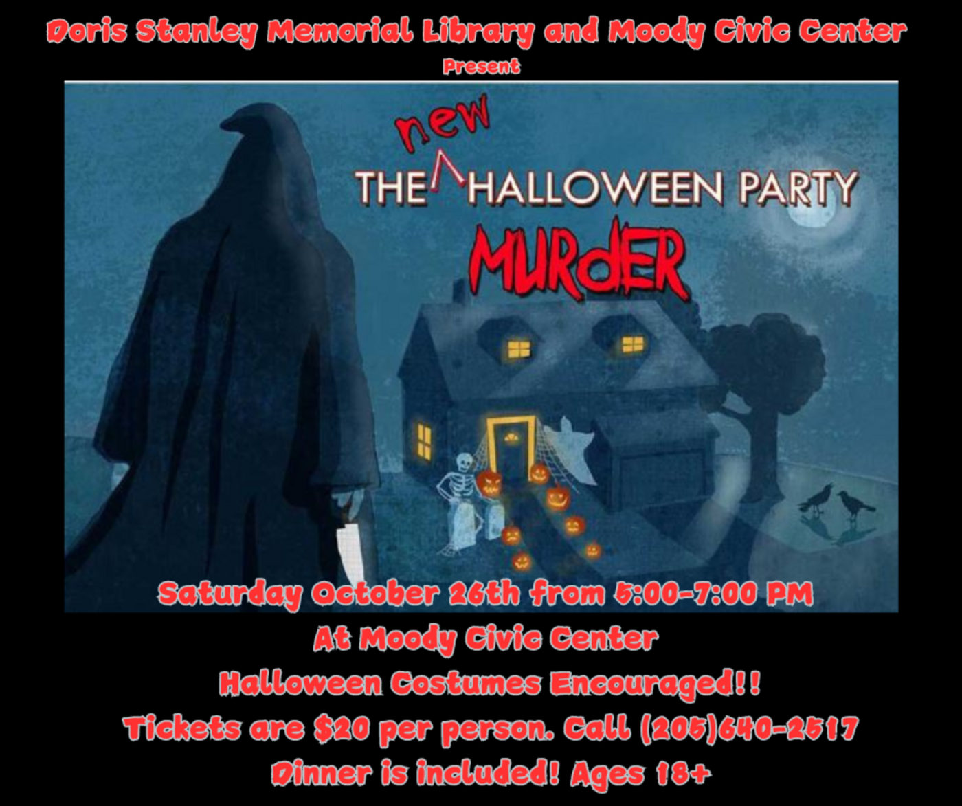 Doris Stanley Library Halloween Murder Mystery
