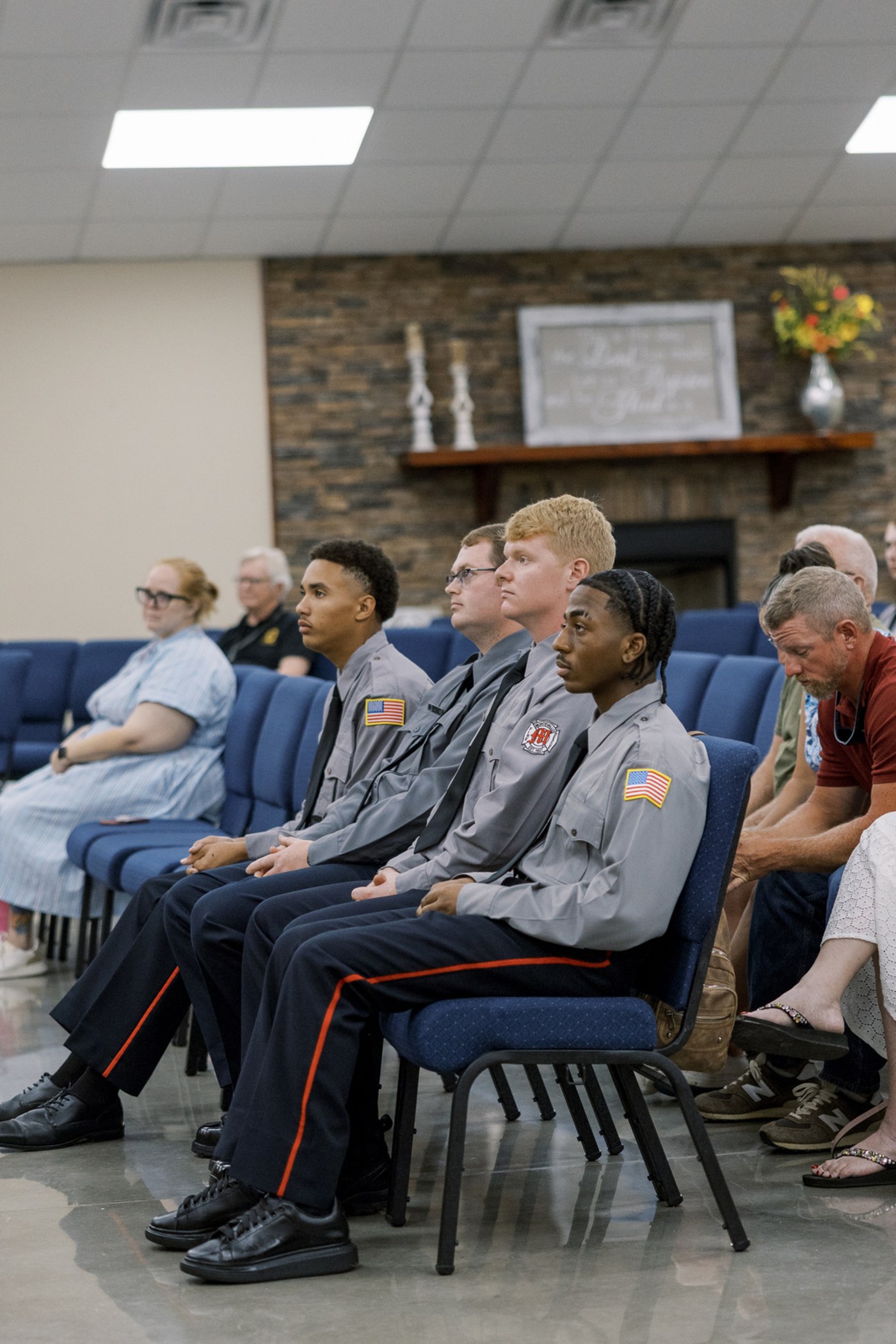 Bridge Program certifies four new firefighters