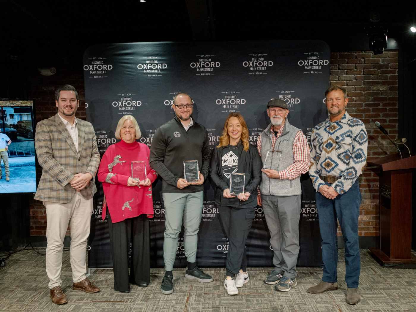 Historic Main Street Oxford presents honors during annual meeting