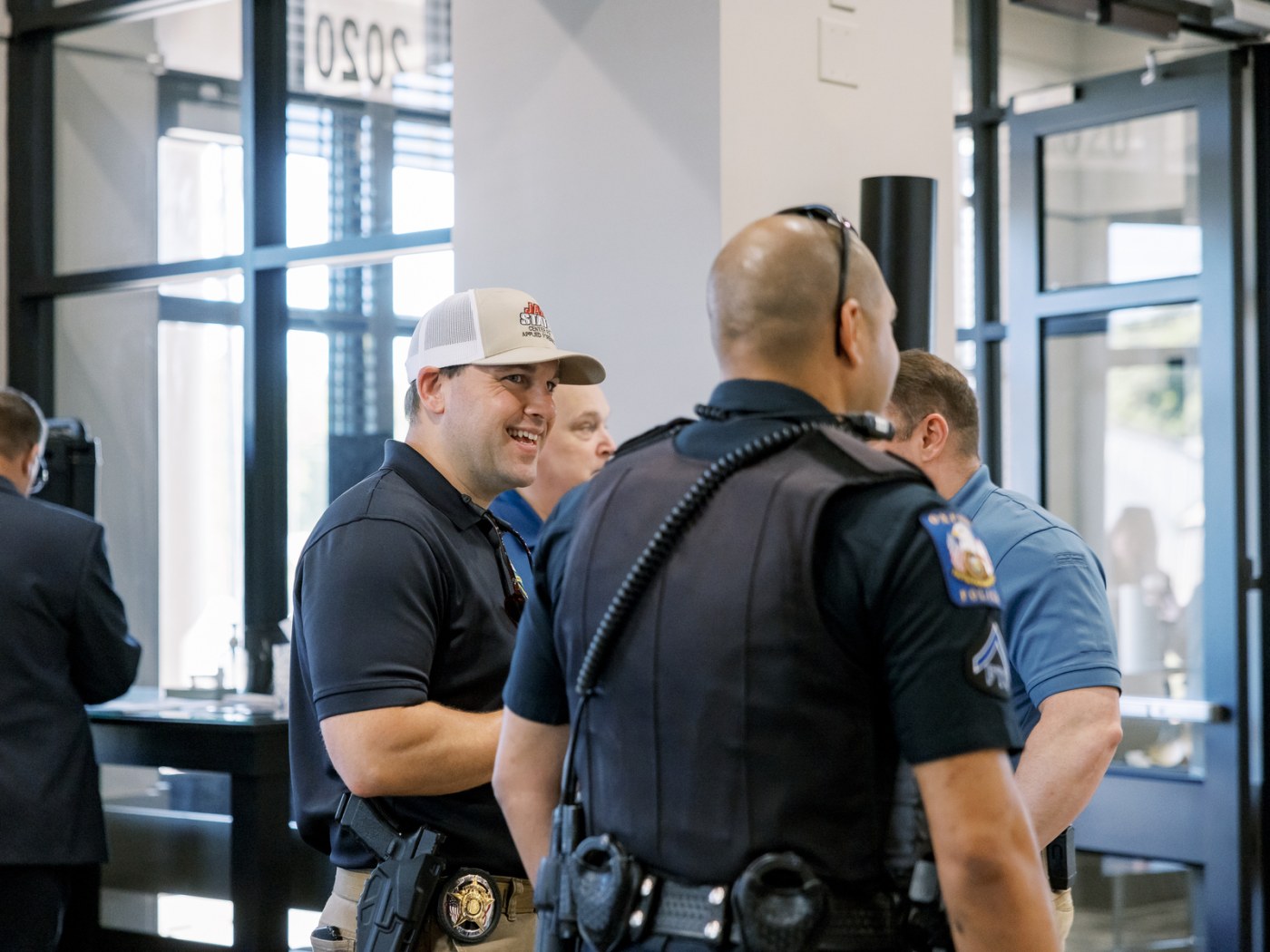 Oxford Police Department provides Coffee with a Cop