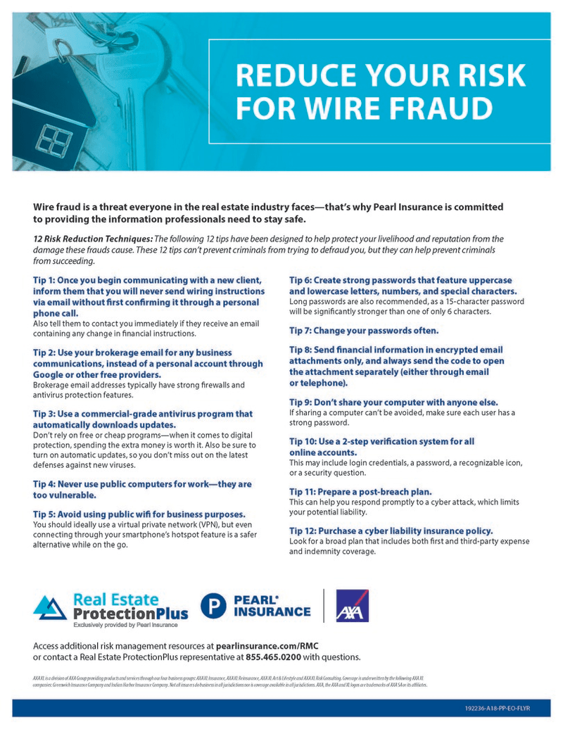 Wire Fraud Tips