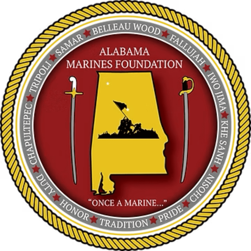Alabama Marines Badge logo