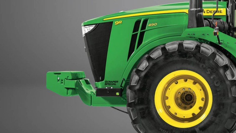 John Deere 9R 490 Scraper Special Tractor