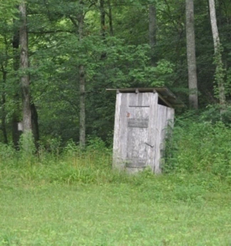 Outhouse on our old family land