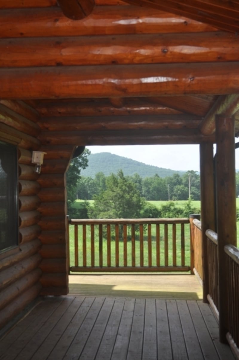 Relax on the Lodge Porch