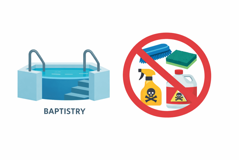 How to Clean a Fiberglass Baptistry Safely and Keep It Looking New 