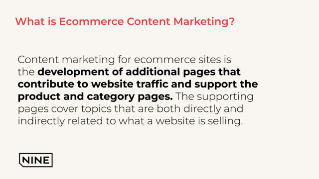 Reads: What is Ecommerce Content Marketing?