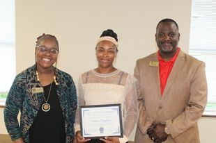 Africa Roberts, E2 Life Coach; Andrea Fitzpatrick,;Fred Smith, CFNEA Director of Grants & Partnerships