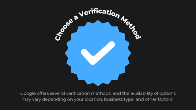Reads: Choose a verification method