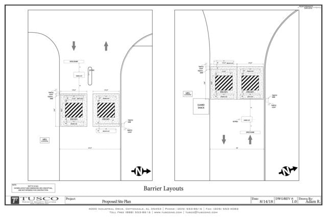 Security Site Layout and Design Consulting Services Alabama 