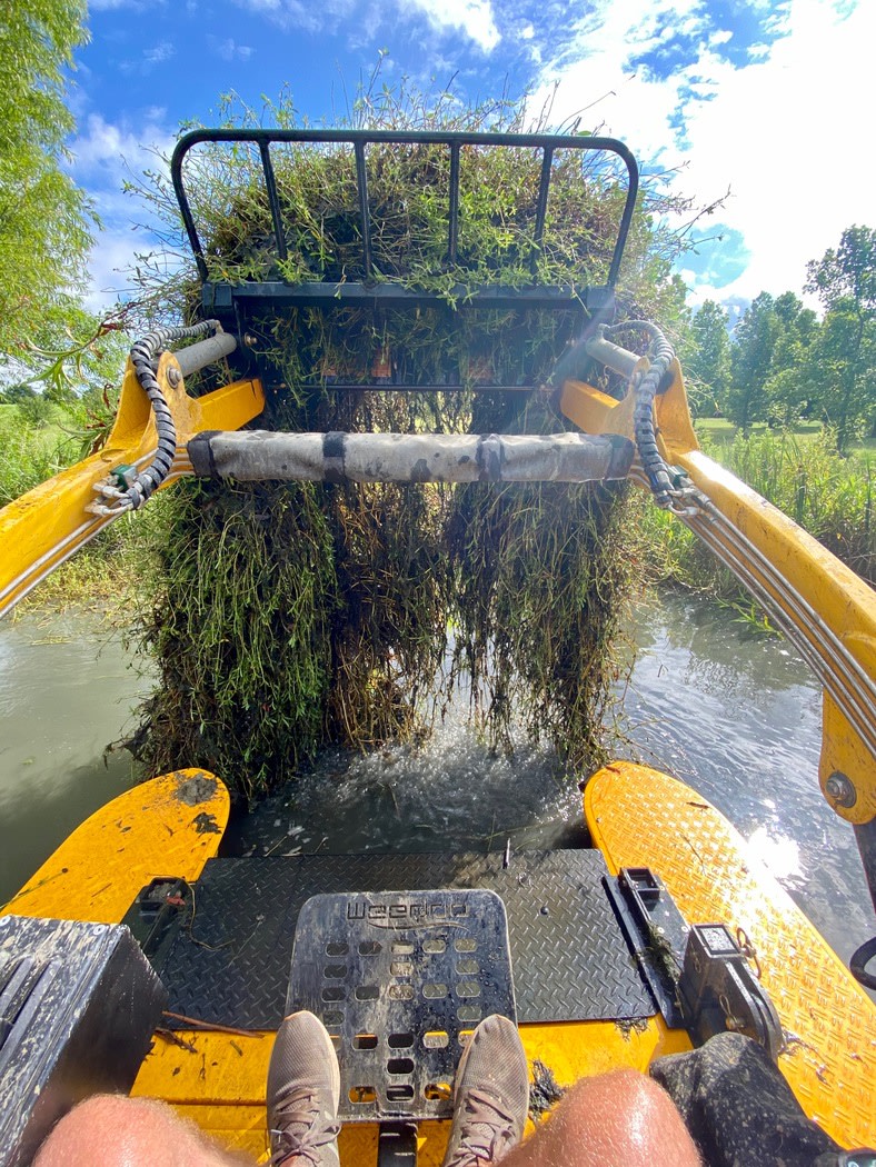 Our Work Aquatic Vegetation Removal