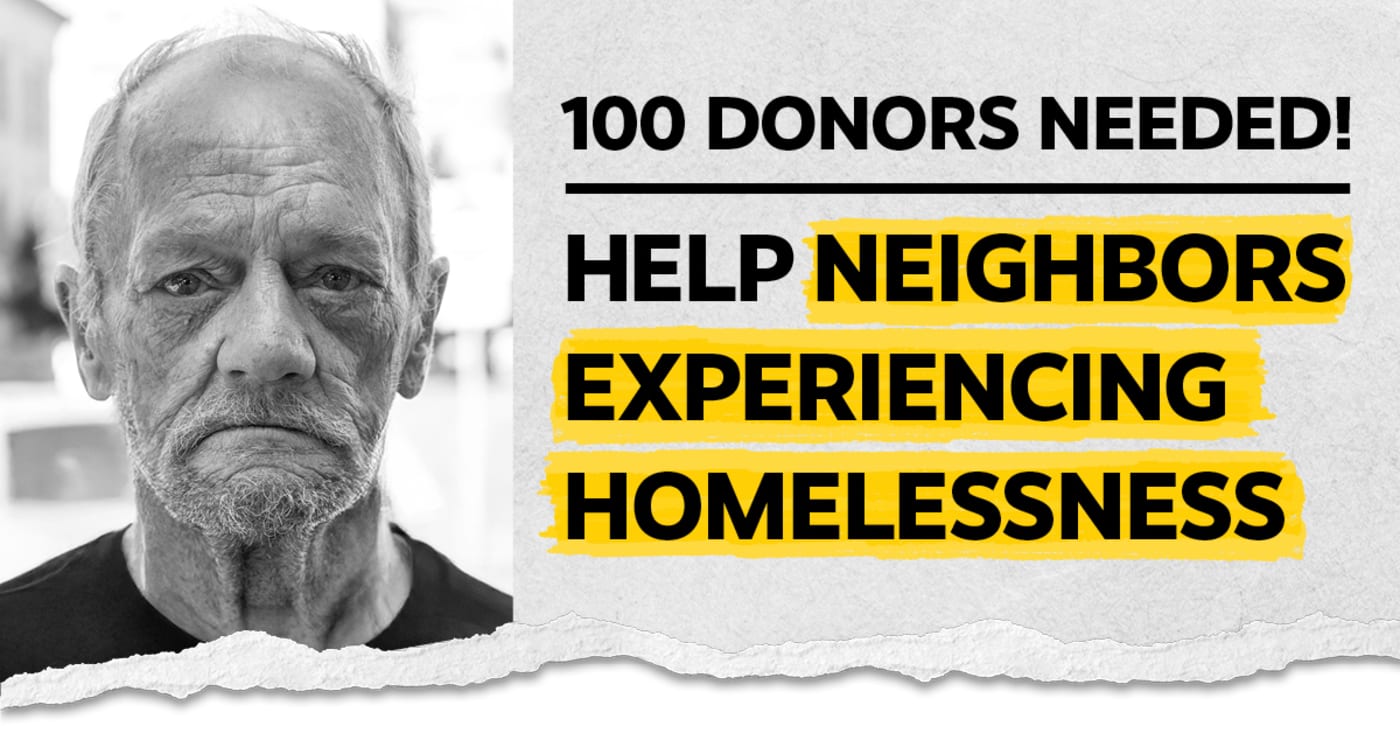 100 donors needed!
