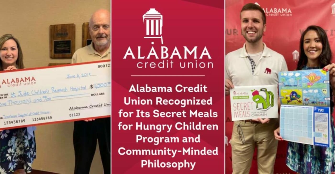 Alabama Credit Union Recognized for Its Secret Meals for Hungry Children Program