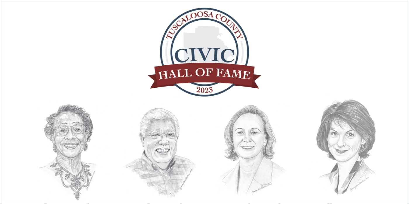 Meet the 2023 Tuscaloosa County Civic Hall of Fame Honorees