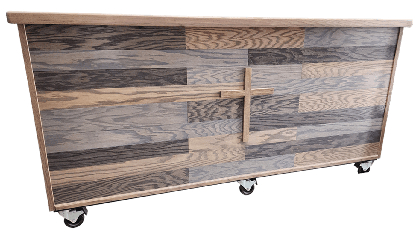 New Portable Baptistry Cabinet Style