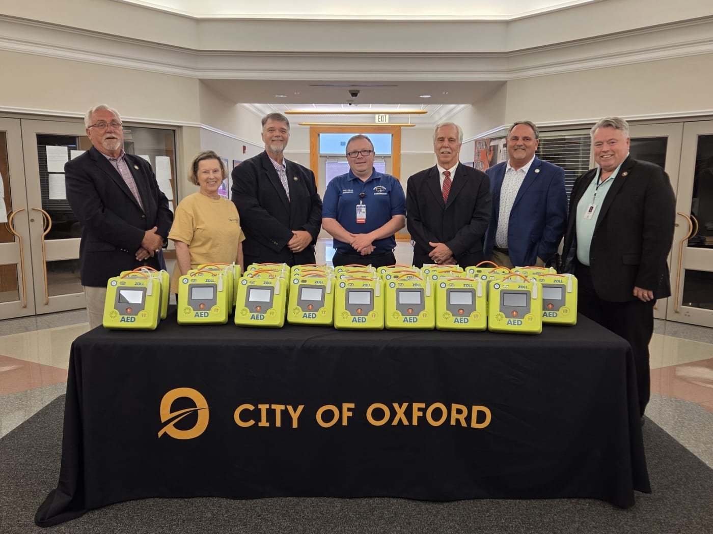 City Council provides new AEDs to Oxford Health Systems