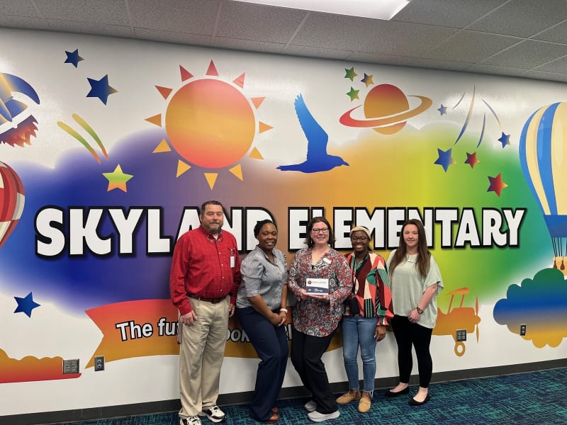 Skyland Elementary and Hilton Garden Inn Partner Through Chamber’s Adopt-A-School Program