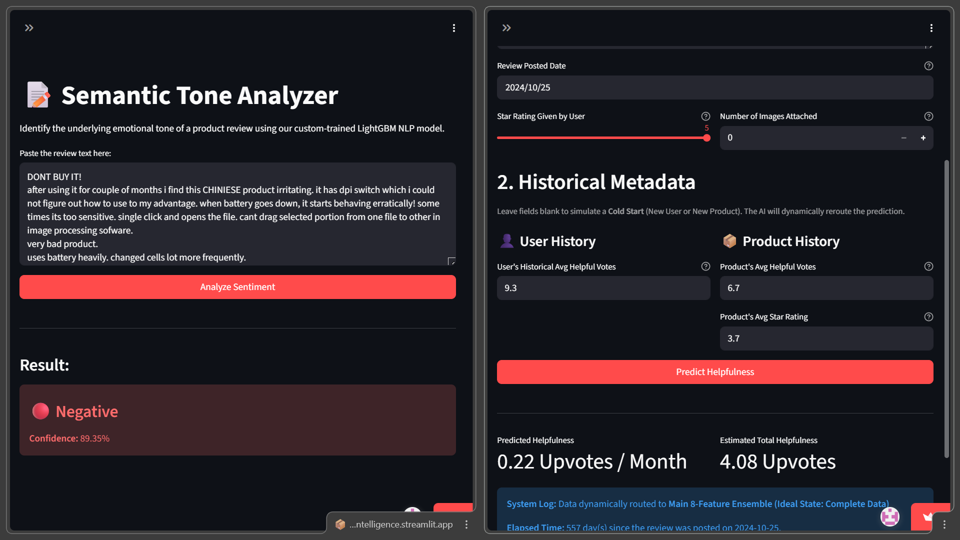 E-Commerce Review Intelligence