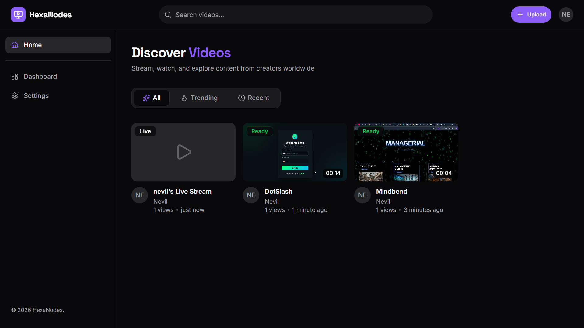 Distributed Video Platform