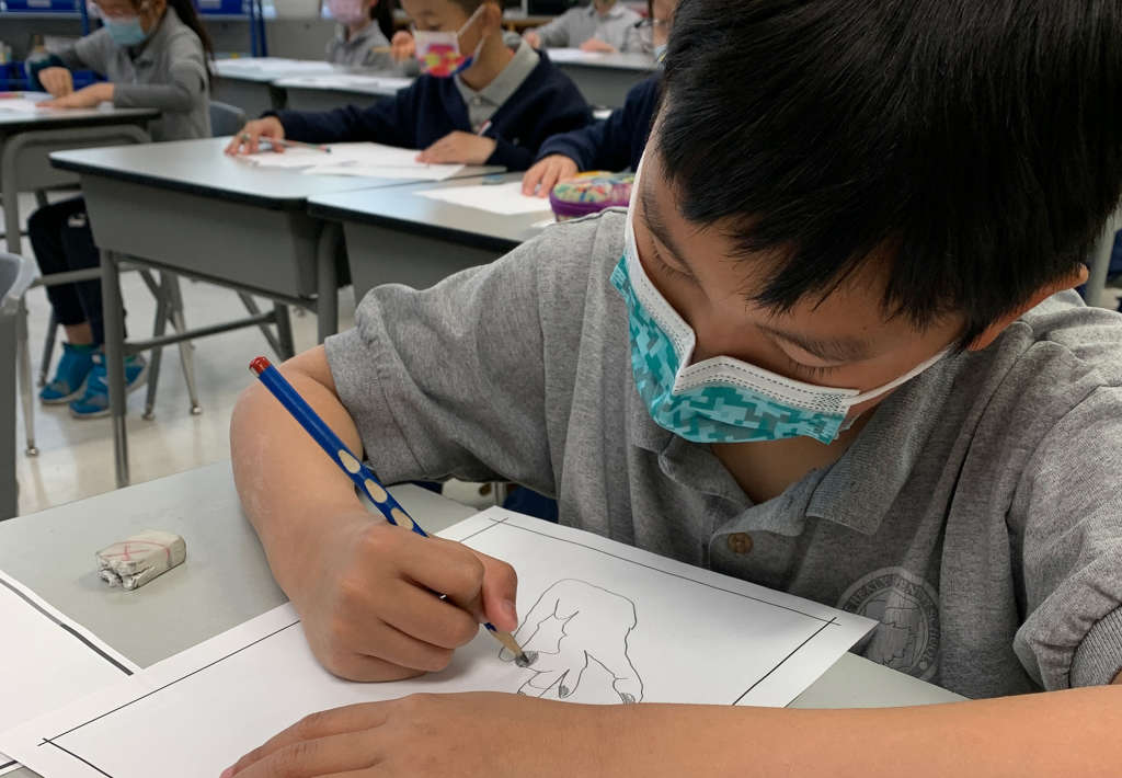 Child drawing