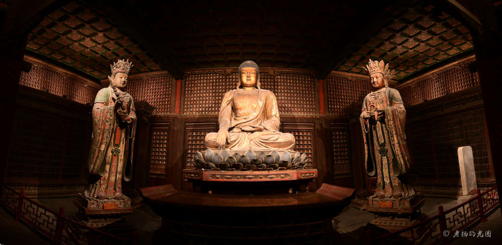 Figure 15. Interior of Rulai Hall. Courtesy of Yang Zhiguo (Zhihua Temple).