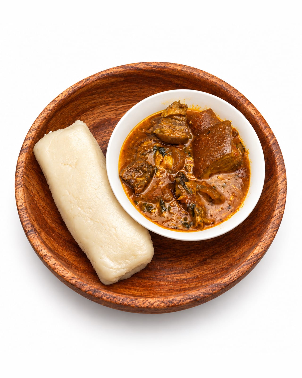 Ogbono with Assorted Meat