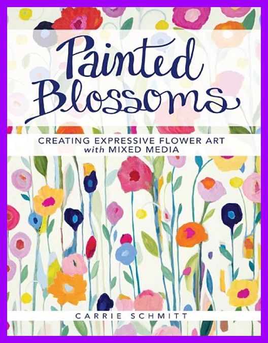 Painted Blossoms Creating Expressive Flower Art img-272