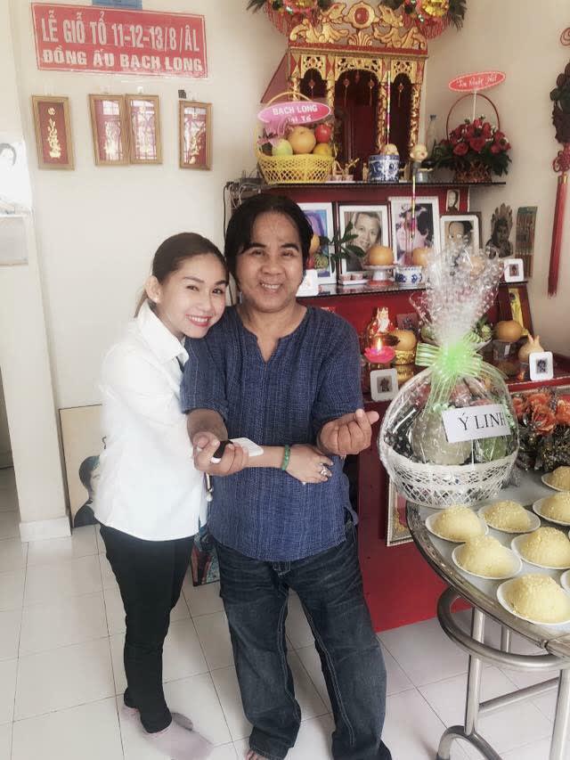 Nghệ sĩ Bình Tinh và thầy - NS Bạch Long