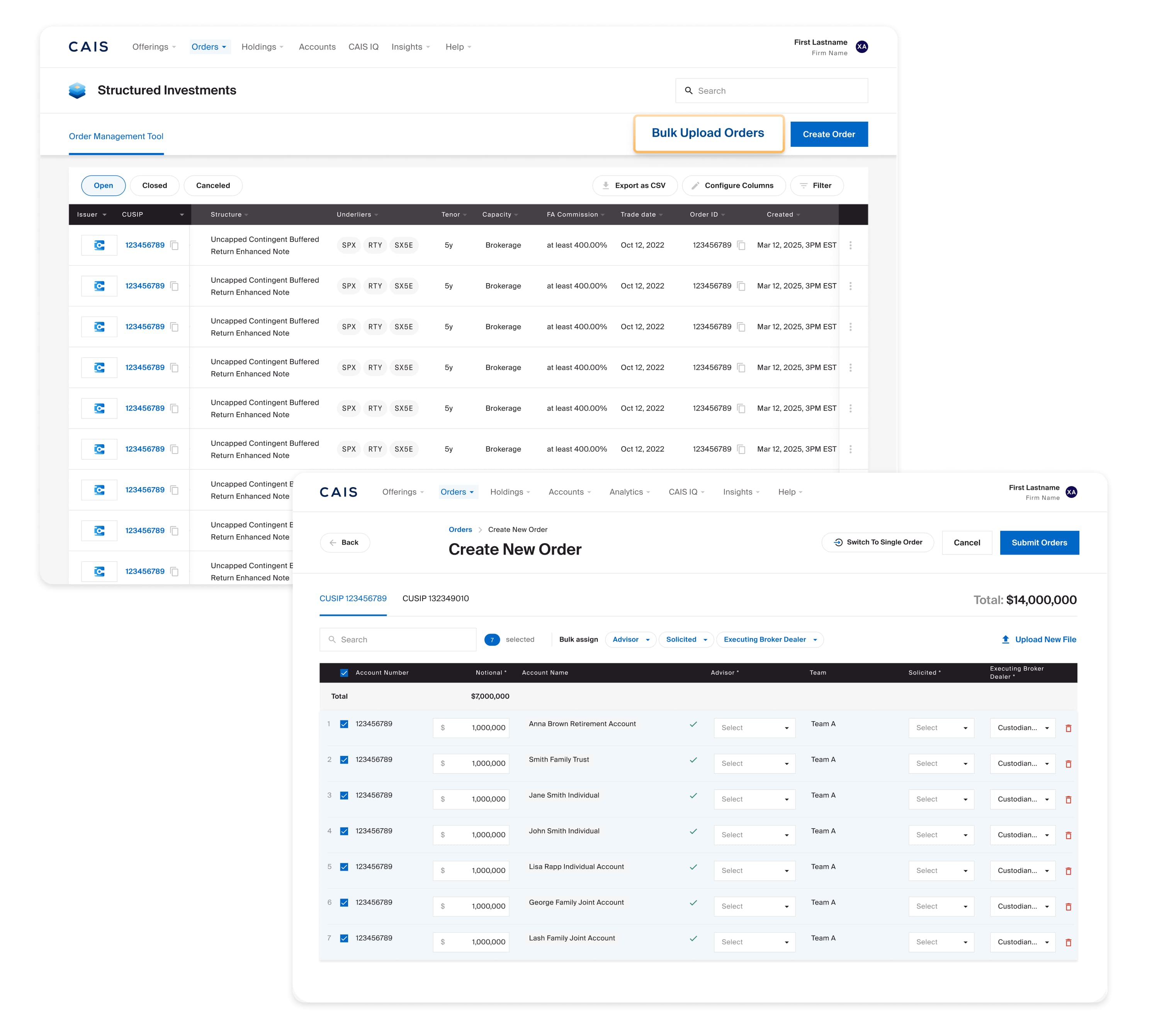 Expandable-A look at the Order Management Tool