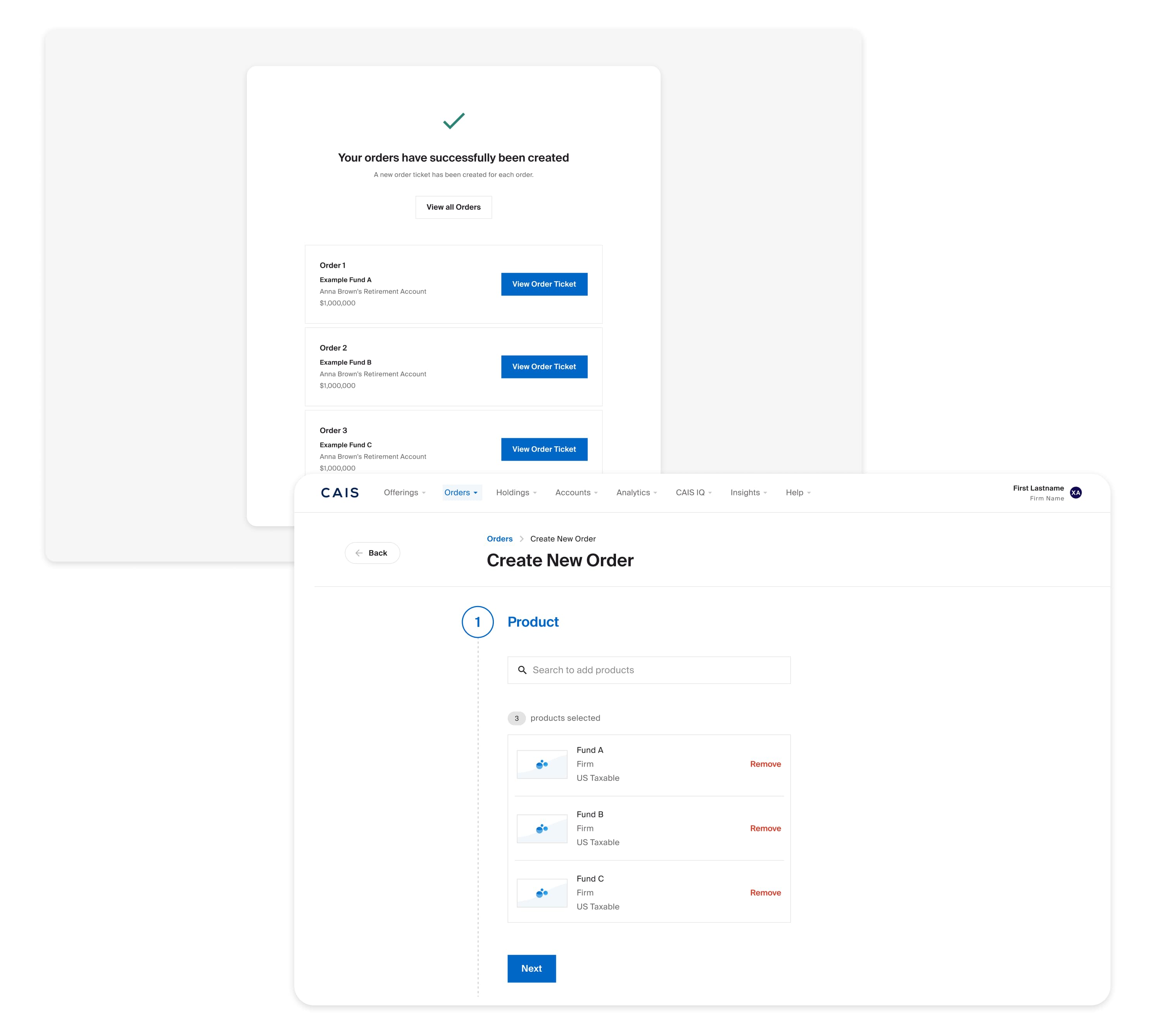 Expandable-A look at multi-orders