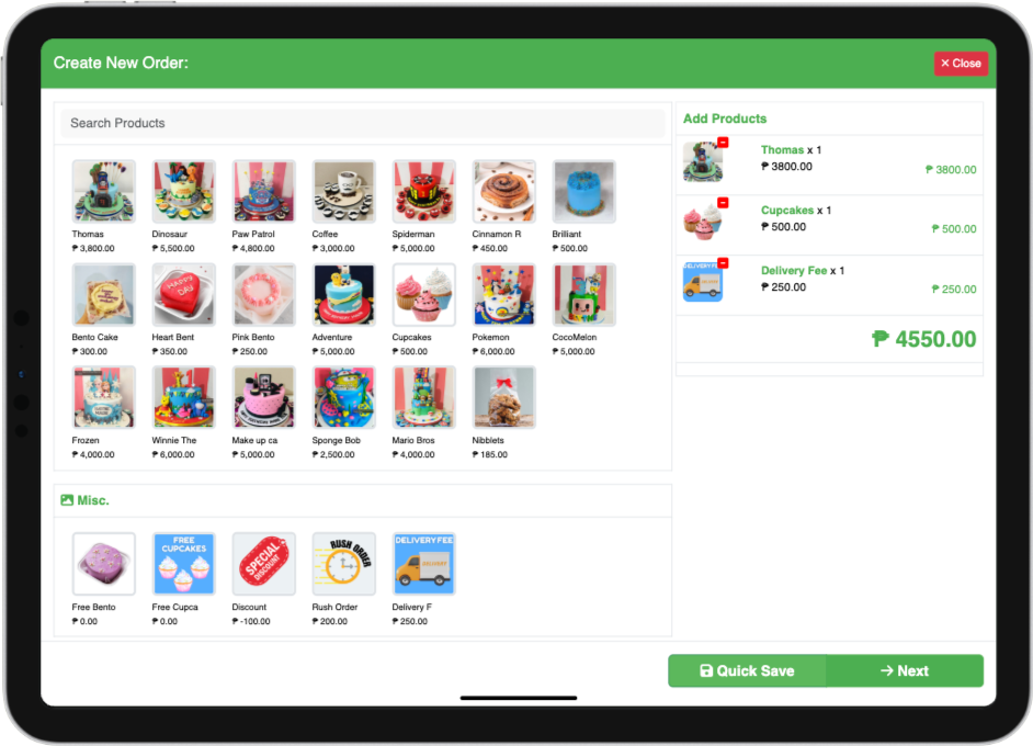 POS Screenshot