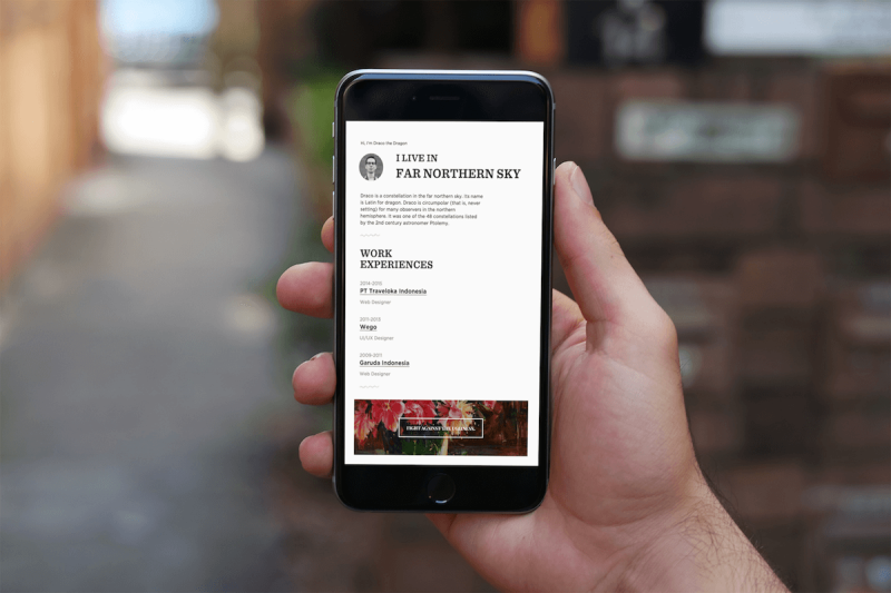 Use CakeResume to introduce yourself Cakeresume on phone