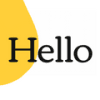 Logo of Hello Cake & Ice Cream.