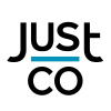 Logo of JustCo Taiwan.