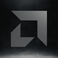 Logo of AMD.