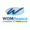 Logo of WOM Finance.