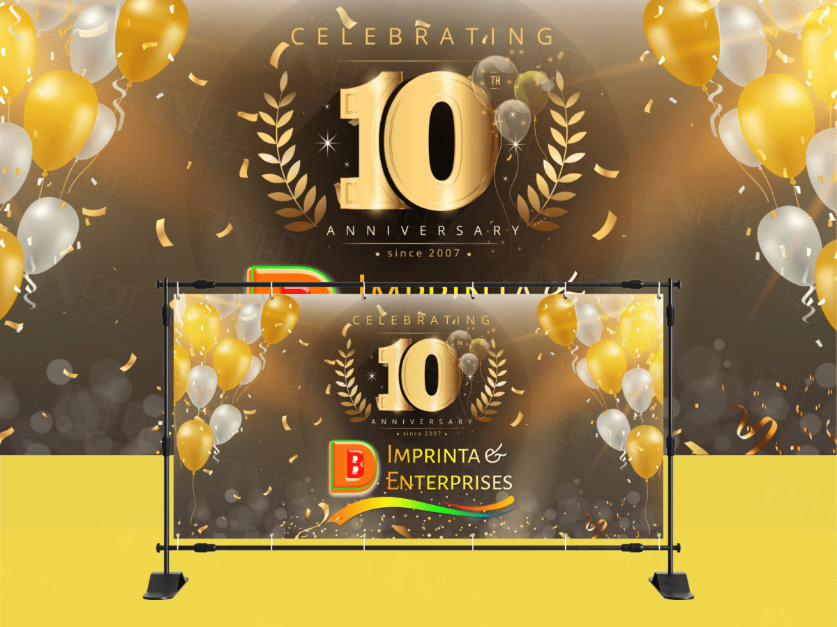 anniversary banner design 2017