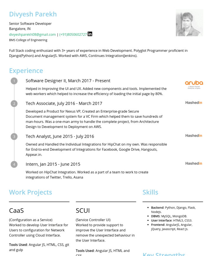 Design Resume Samples Cakeresume