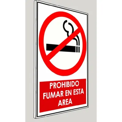 PROHIBIDO FUMAR POR DISPOSICIÓN OFICIAL MOD.831 - Vértice Industrial