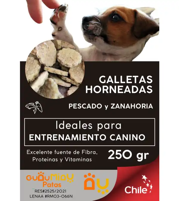 GALLETAS DE PESCADO Y ZANAHORIA
