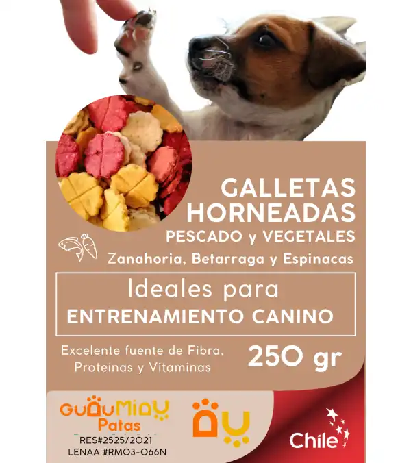 GALLETAS PESCADO Y VEGETALES MIX