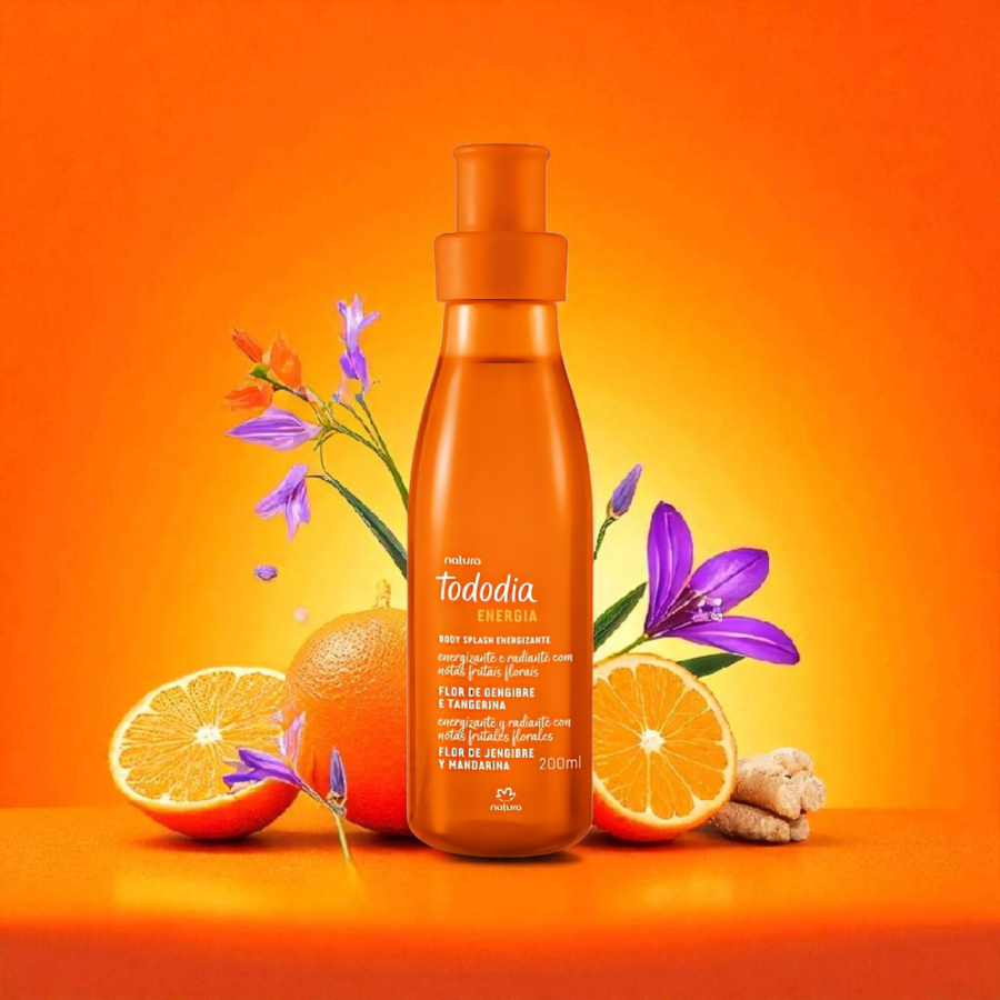 BODYSPLASH ENERGIA FLOR DE  JENGIBRE Y MANDARINA 200 ML