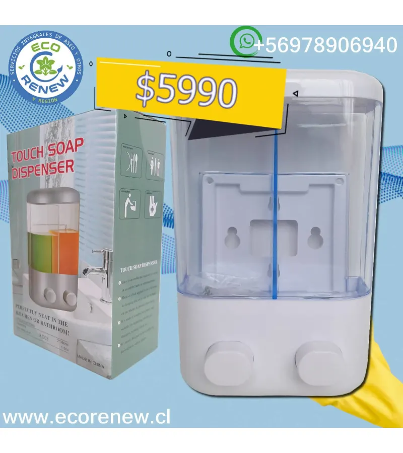 Dispensador Doble 380 Ml X 2.
