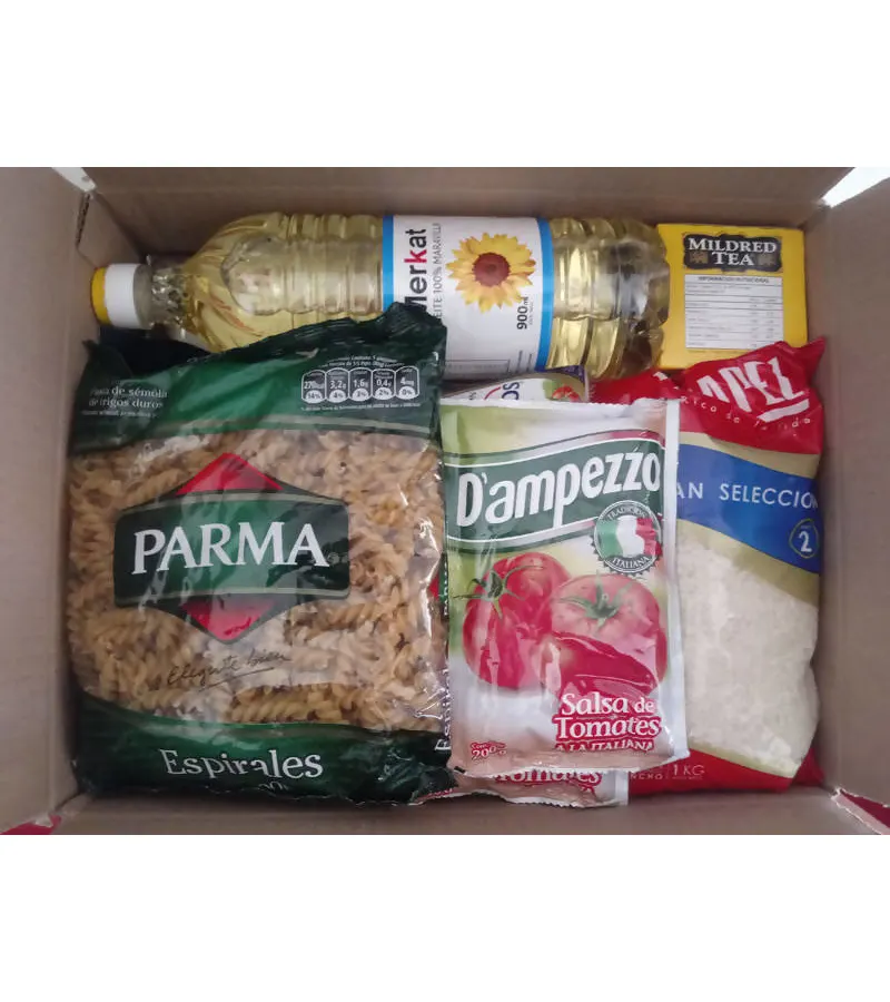 Caja De Mercadería 1 Canasta Familiar N°1 Hungrymarket 4932