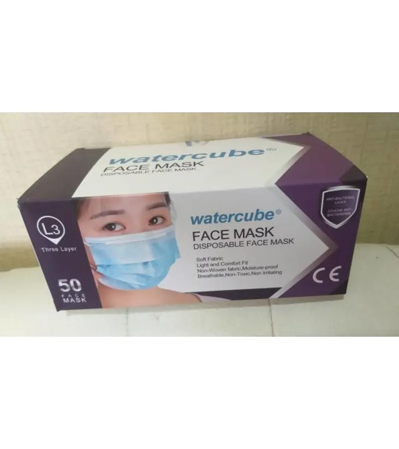 Mascarilla Quirurgica 3 Pliegues Con Elástico