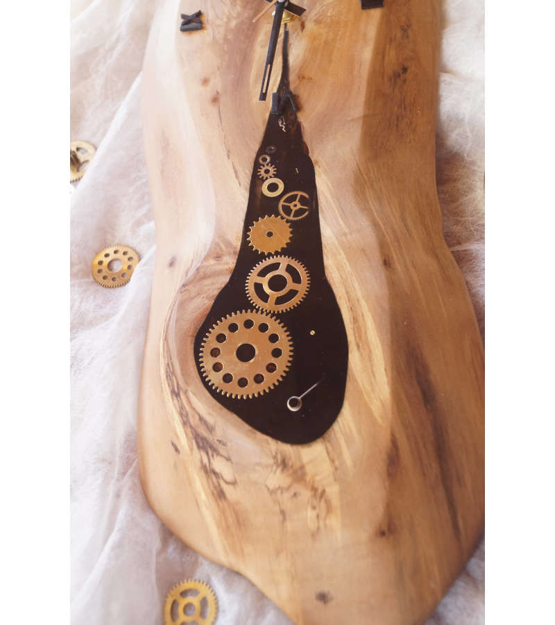 Reloj De Madera Vintage