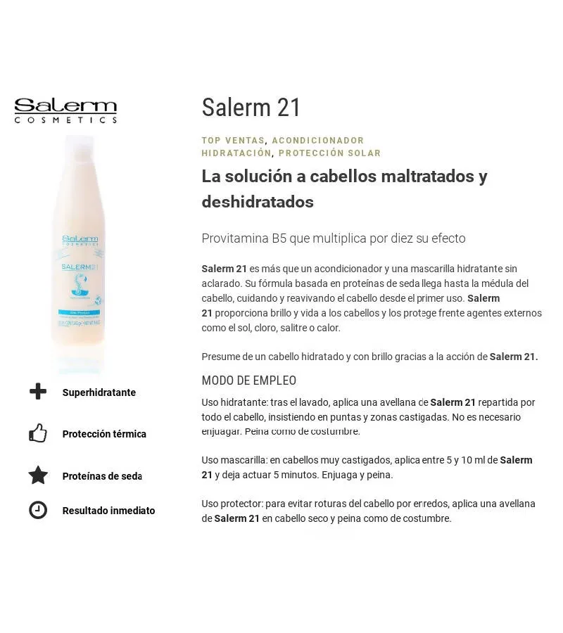 21 Crema Hidratante Proteina De 250ml, Capilar Miss Cejas Chile - apanio.com